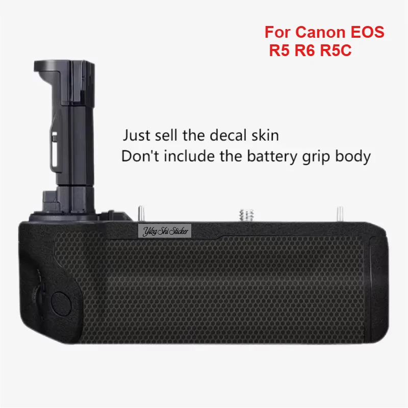 For Canon BG-R10 Camera Handle Sticker Vinyl Wrap Film Handle Body Protective Sticker Protector Coat For Canon EOS R5 R6 R5C