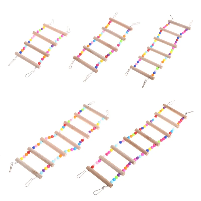앵무새 장난감 사다리 스윙 씹는 장난감 교수형 새장 액세서리 해먹