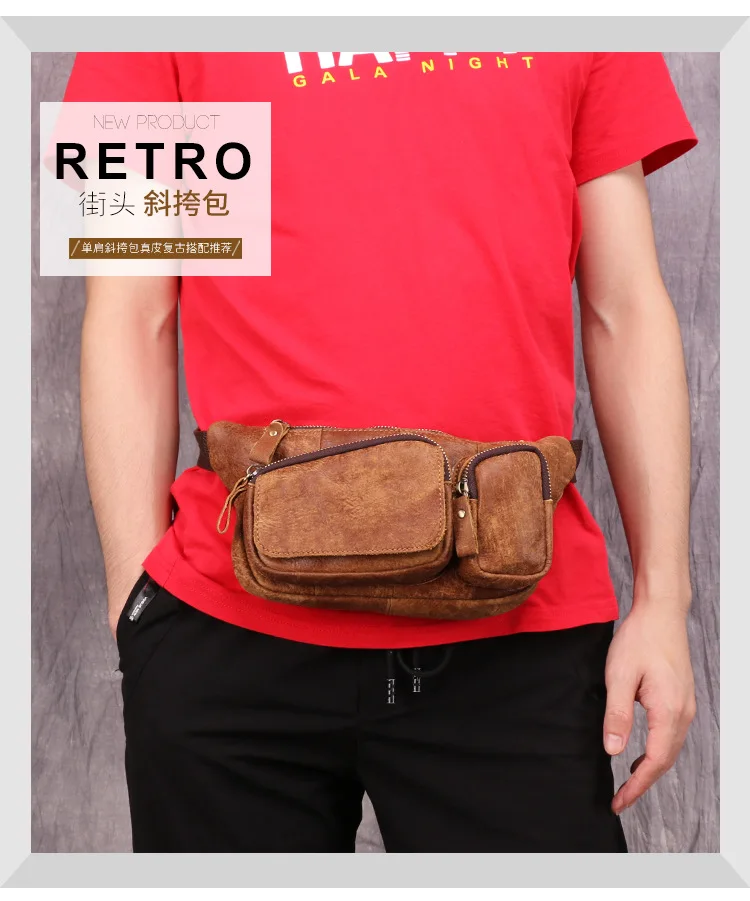 حقيبة صدر للرجال، جيب ثلاثي الأبعاد بعمر، حقيبة ظهر للرجال عبر الجسم، حقيبة خصر متعددة الأغراض ذات سعة كبيرة