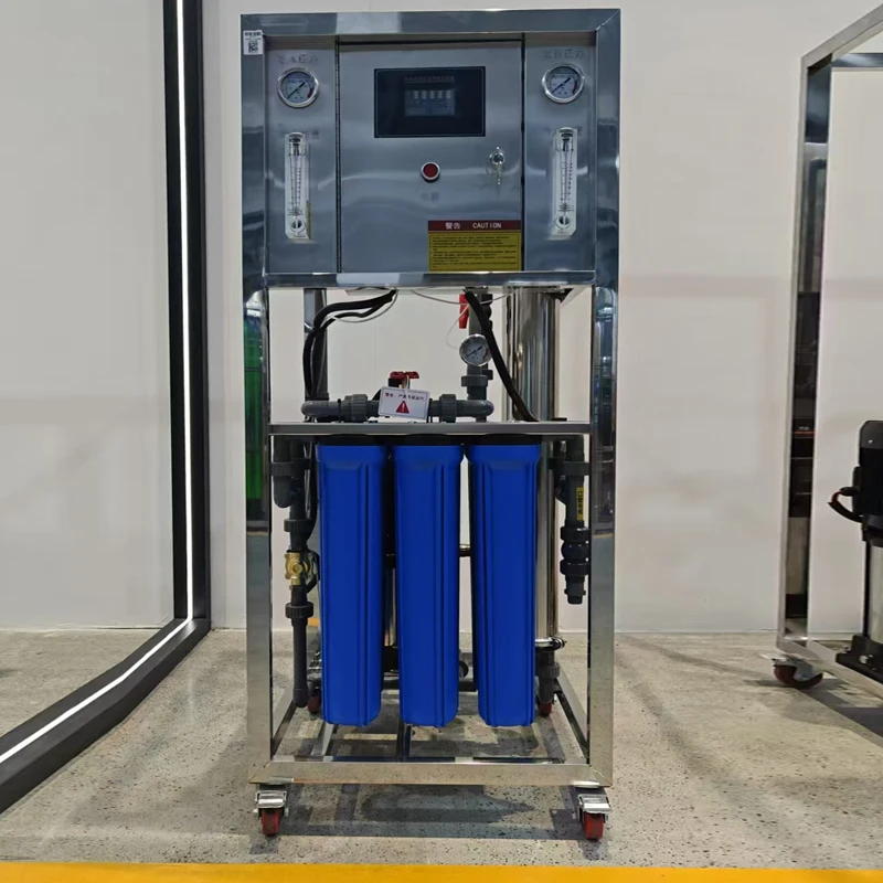 Simple Version Industrial Commercial Water Purifier High Flow Reverse Osmosis RO Plant Water Filter System 220v Steel Water