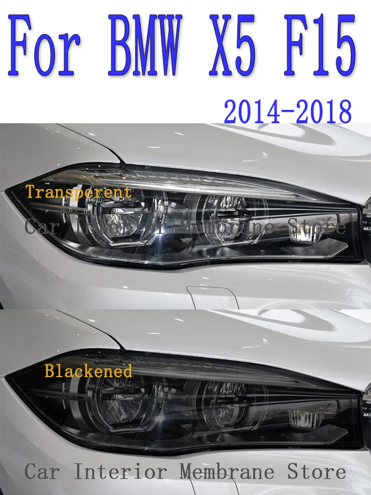 

Для BMW X5 F15 2014-2018 внешняя фара автомобиля Защита от царапин передняя лампа ТИНТ фотолампа аксессуары стикер