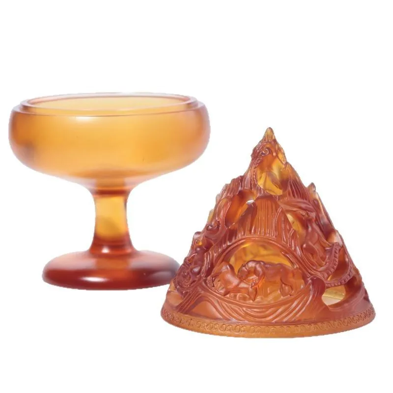 Boshan incense burner, glazed Boshan burner, sunken sandalwood burner, incense road tool, incense seal disc incense, household i
