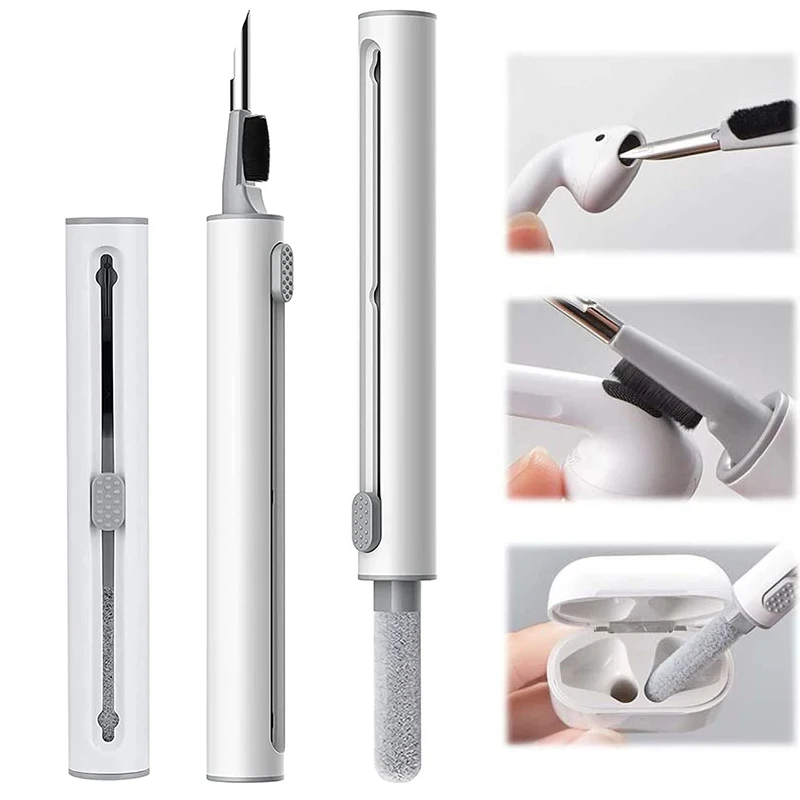 Earphones Cleaner Kit for Airpods Pro 1 2 3 Earbuds Cleaning Pen Brush Bluetooth Headphone Case Cleaning Tools for IPhone Huawei