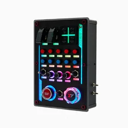 PC Central Control Button Box Sim Racing Games Simulator RGB Controller Box For Thrustmaster Simagic Fanatec