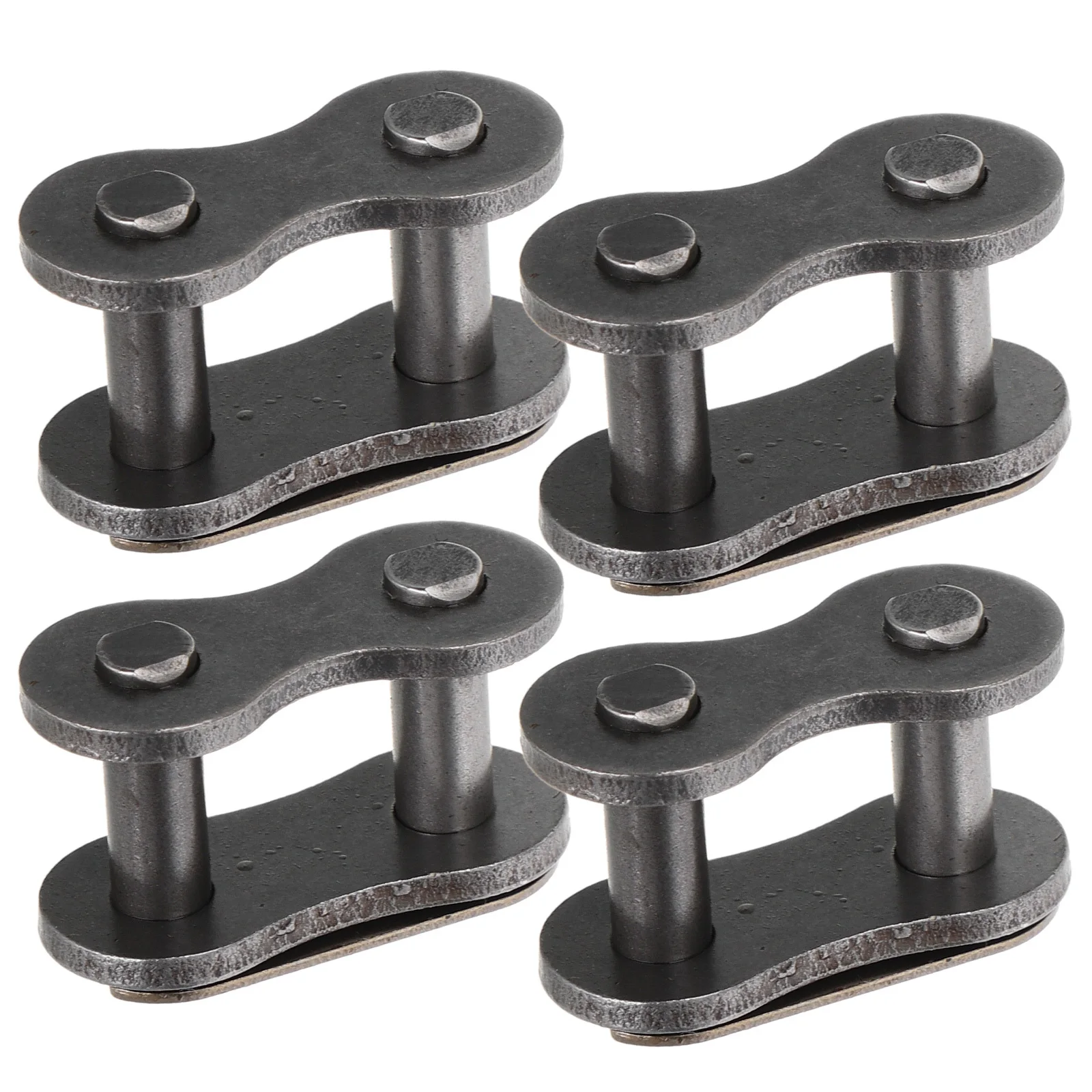 

4pcs Chain Connector For Motorcycle Bicycle Heavy Duty Repair Link Carbon Steel Master Link Durable Secure Fit For Dirt Pit Bike