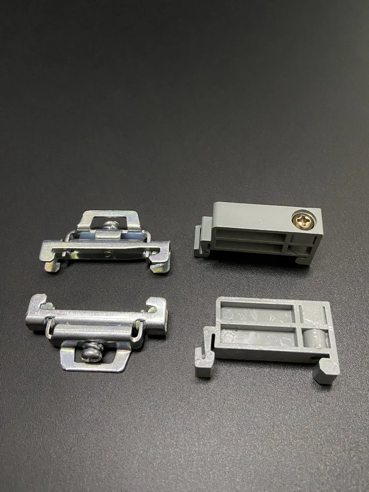 

Suitable For 35mm Metal Guide Rail Buckle Rail Type Terminal Blocks Both Ends Limiter Fixed Latch Iron Galvanizing Plastic