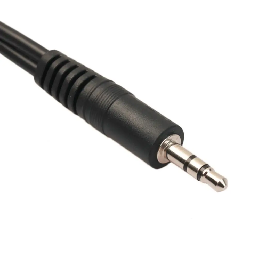 Nuovo jack audio stereo da 3,5 mm maschio a doppia femmina per auricolare cavo di prolunga per connettore adattatore splitter per microfono