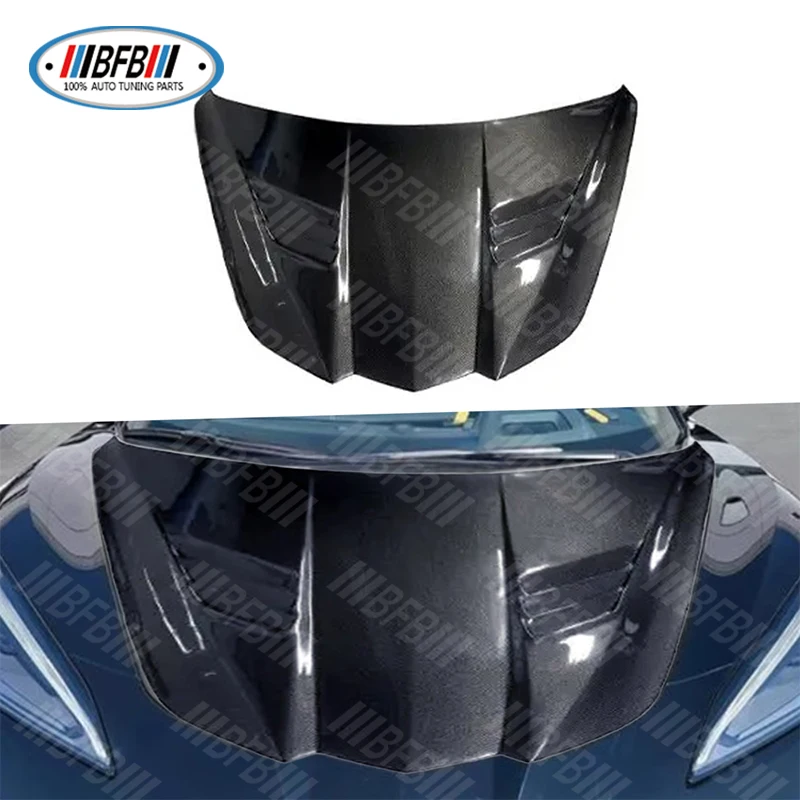 

Real Carbon Fiber Hood for Chevrolet Corvette C8 Z06 20+ Carbon Bonnet