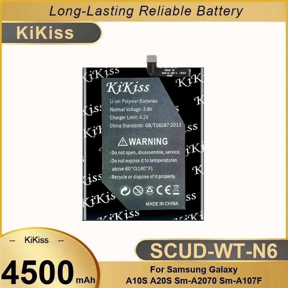 

Reliable Replacement For Samsung Galaxy A10s A20s SM-A2070 SM-A107F Scud-WT-N6 High-Efficiency 4500Mah Mobile Phone Battery