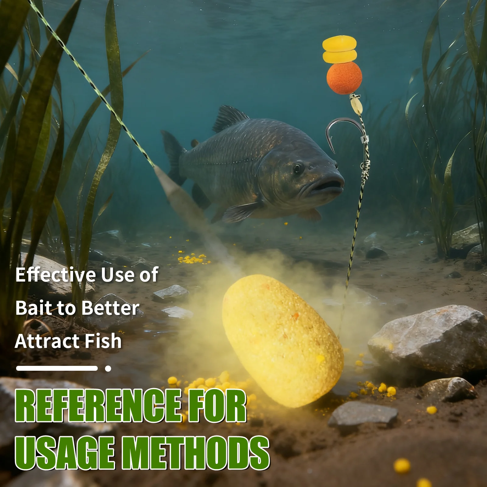 20g/30g/40g Zinc Alloy Inline Feeder, Smooth Surface Bait Cage, Fast Sinking Method Feeder for Carp & Coarse Fishing view 3