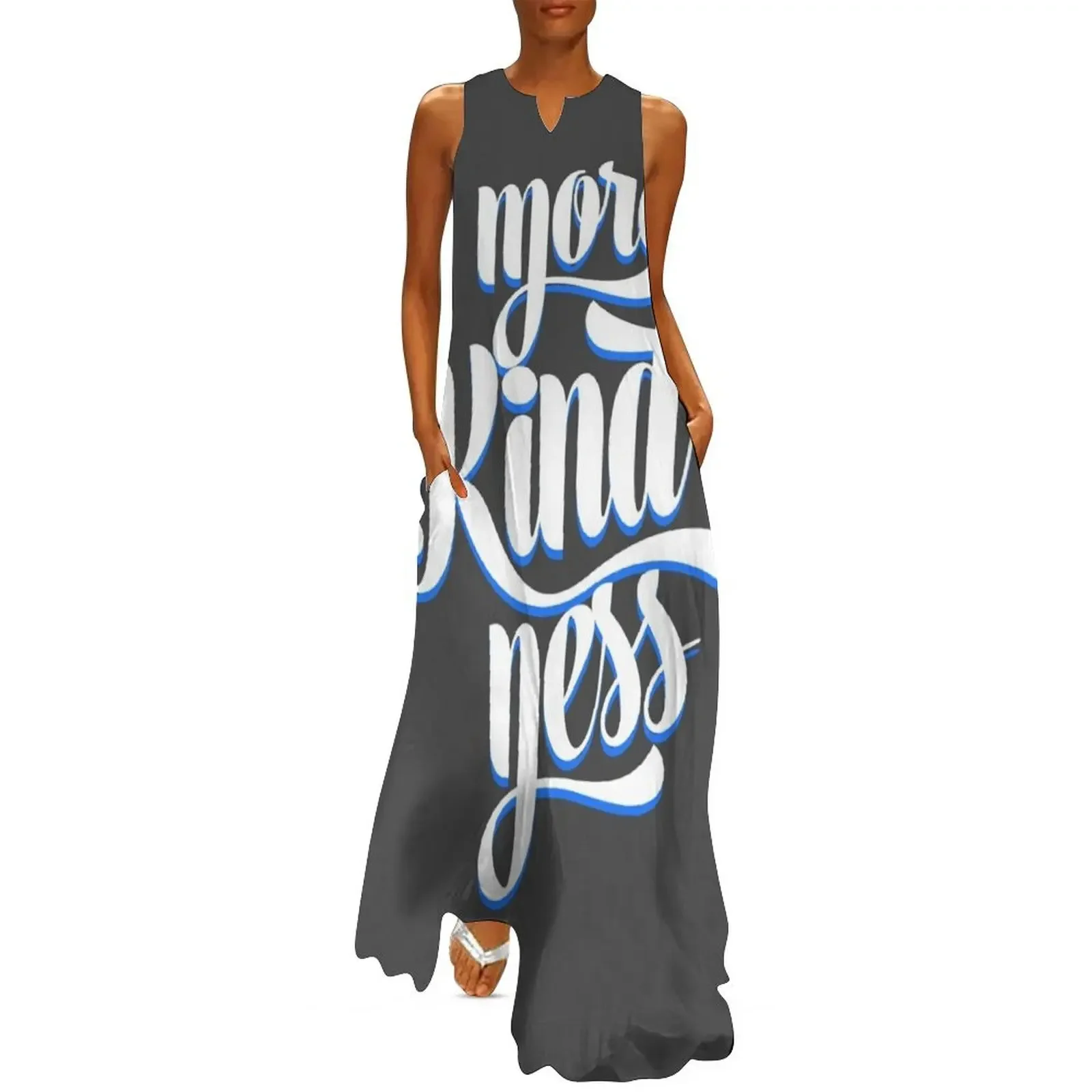 

More Kindness Long Dress prom dress beach dresses evening dress woman Woman dresses