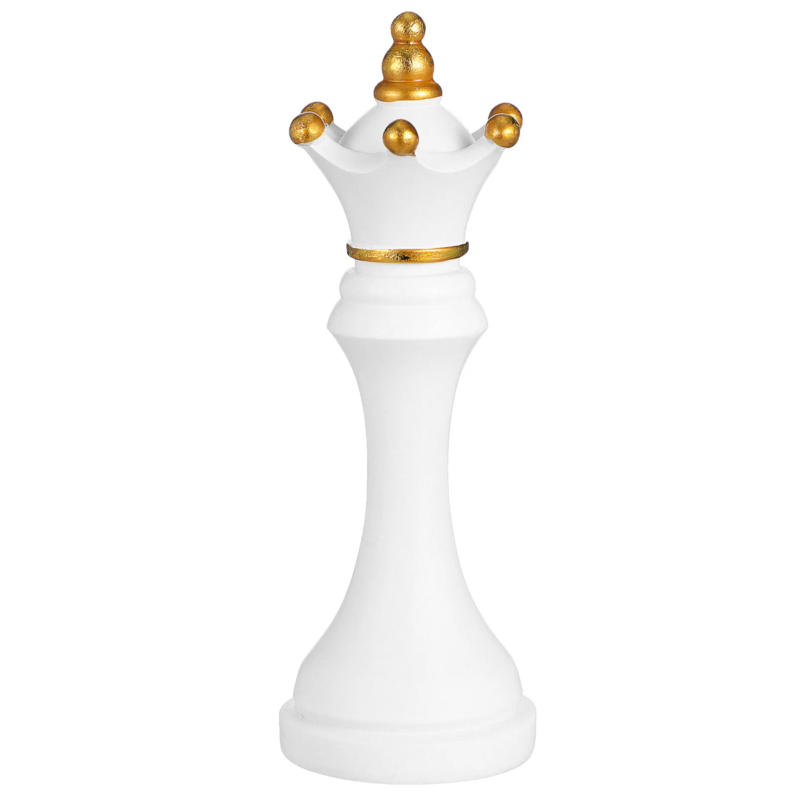 Resin International Chess Statue Ornament Desktop Artistic Decorative Chess Sculpture for Home Office Housewarming Decor