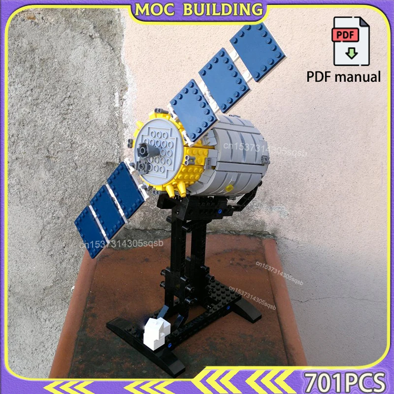 

Space Cygnuss Cargo Spaceship Unmanned Spacecraft Bricks Model MOC Building Blocks Toys Blocks Construction for Boys Girls