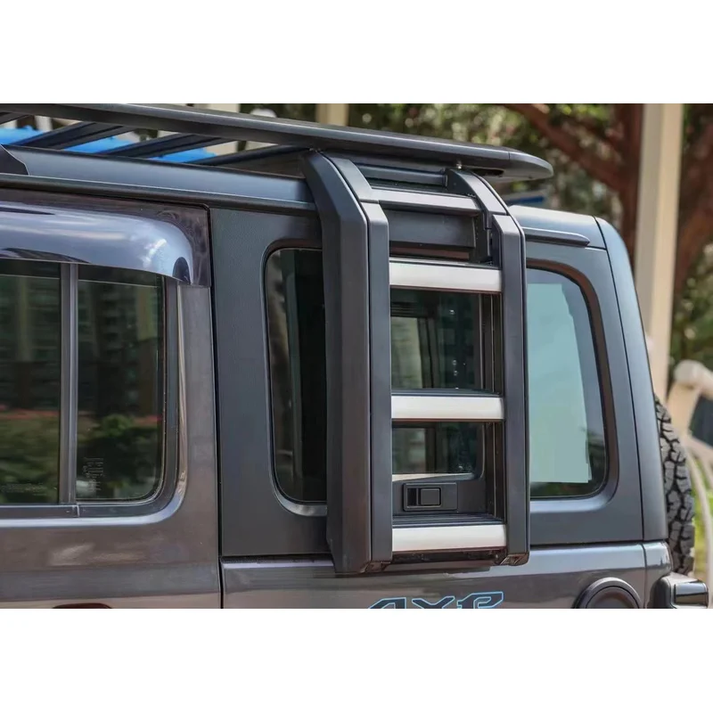Hot Selling Heavy Duty Aluminum Roof Rack w/ Ladder Exterior Tuning Off-Road for Wrangler JL 2018+ JK 2007-2017