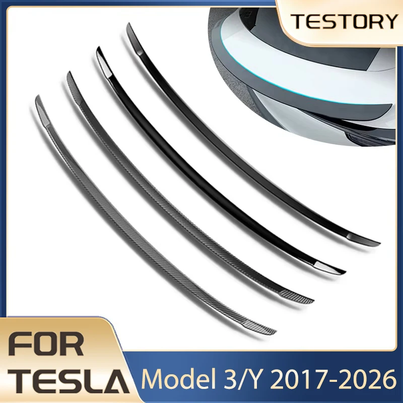 Für Tesla Model Y 2021-2026 Juniper Zubehör Spoiler ABS Flügelspoiler für Tesla Model 3 2017-2026 Highland Hochleistung