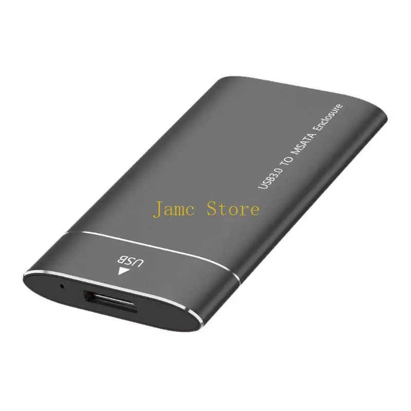 LX0B Hard Drive Box HDD High Speed Transmission HDD Aluminum Alloy Enclosure USB 3.1/USB
