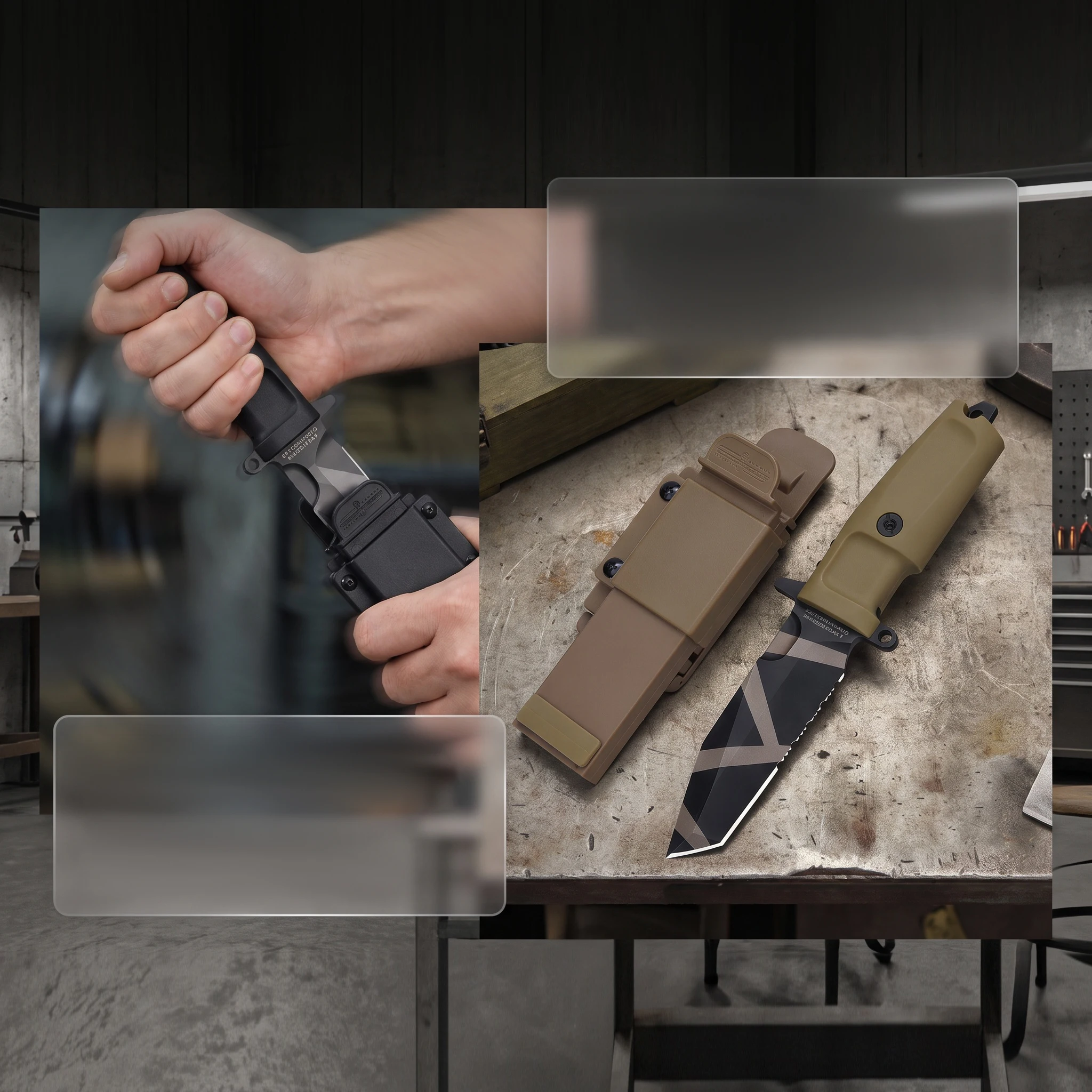 Cuchillo multifuncional para c - Bushcraft Knife Fixed reseña y precio