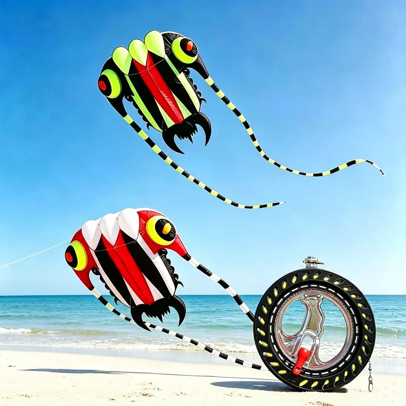 Trilobite kite flying soft kites for adults kite nylon fabric weifang kites factory professional kites string line linha de pipa
