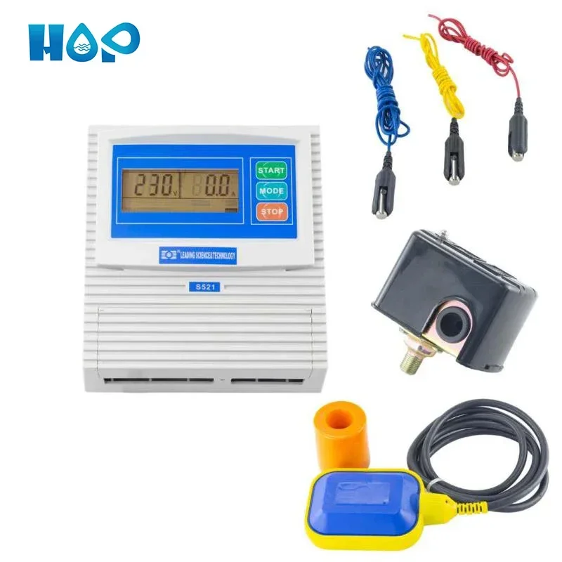 S521 220v 1.5hp Digital Water Pump Control Box Automatic Smart Pump Control Panel Single Phase