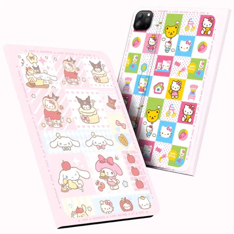 

Чехол Hello Kitty для iPad, защитный чехол для iPad 8, 9, 10, 10.2 дюйма, Air 4, 5, 10.9 дюйма, M2, M3, A16, 11 дюймов, Pro 4, 5, 6, 12.9 дюйма, M4, чехол для планшета