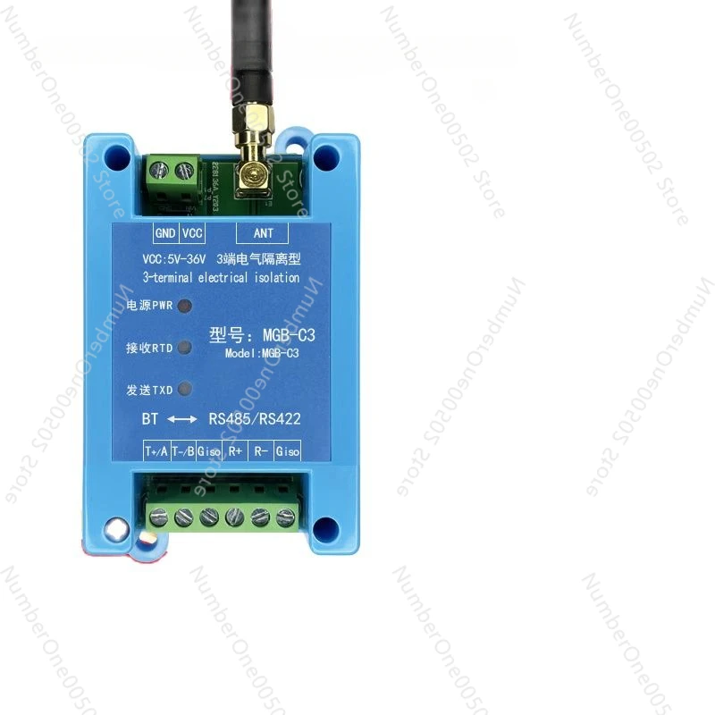 Bluetooth to RS485 RS422 module electrical isolation, high-speed industrial grade lightning protection