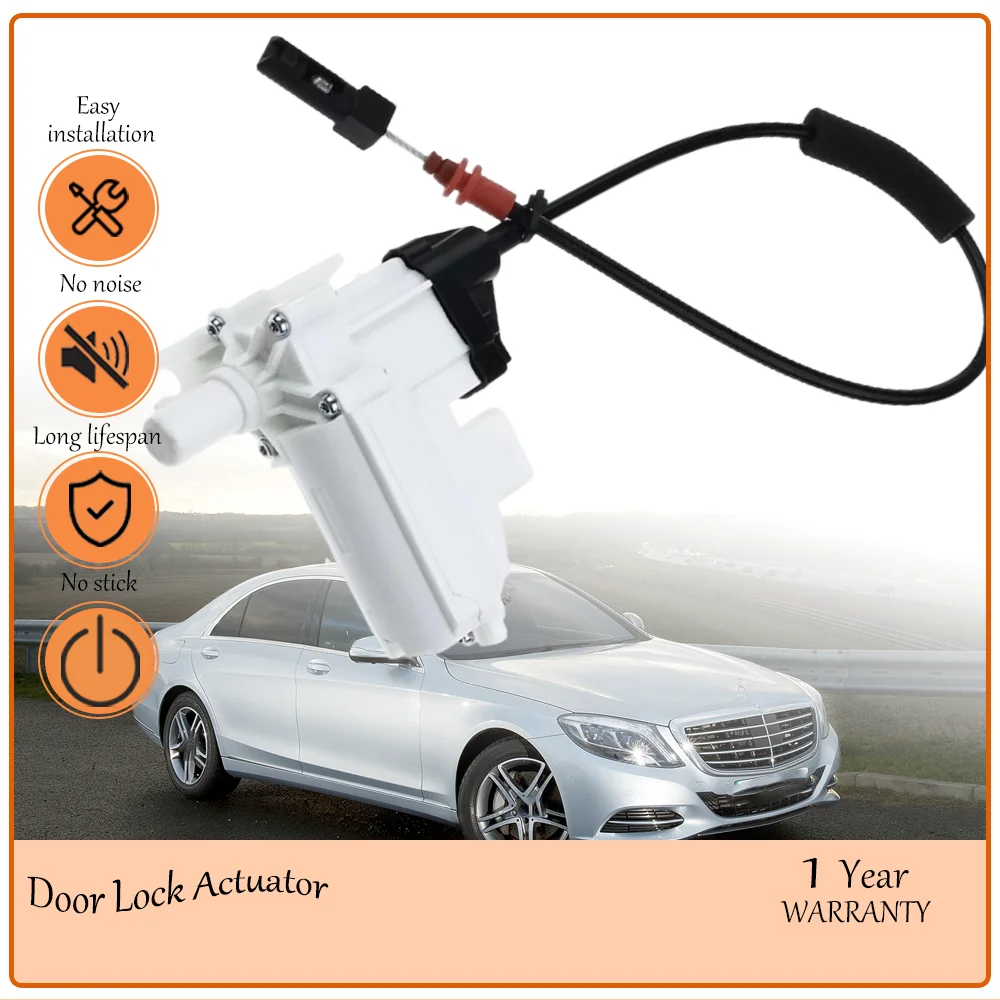 

Rugged Front Left Door Lock Cylinder Actuator,Fit with Benz W222 V222 X222 2013-2017,oem A2227601300,A2227601100,A2577600300