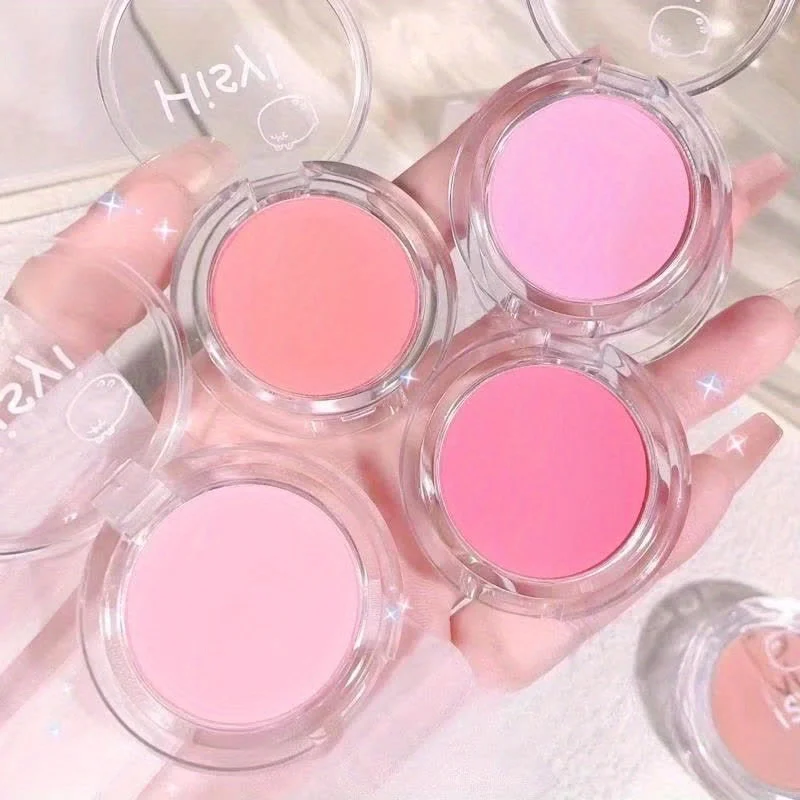 Iluminar rosto blush paleta rosto contorno rosto blush bochecha matiz bochecha rouge à prova dwaterproof água monocromático fosco maquiagem feminina 1pc