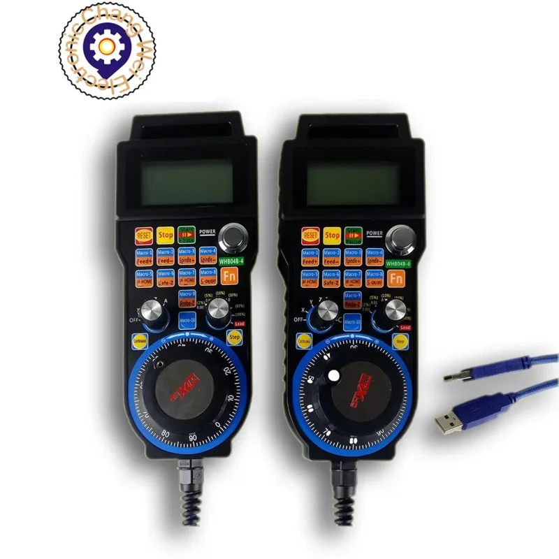 CNC Mach3 USB Wired MPG 4/6 Axis (Optional) Pendant Handwheel WHB04B For Milling ＆ Engraving Machine