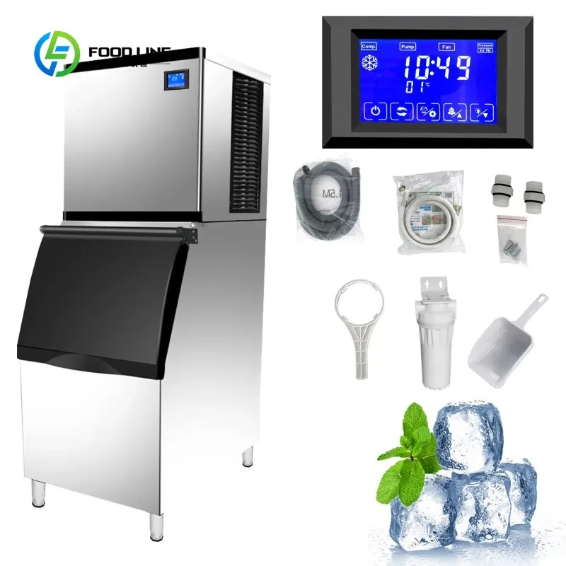 Customized US Stock Ice Cube Machine Ice Making Machinery Electric Ice Maker