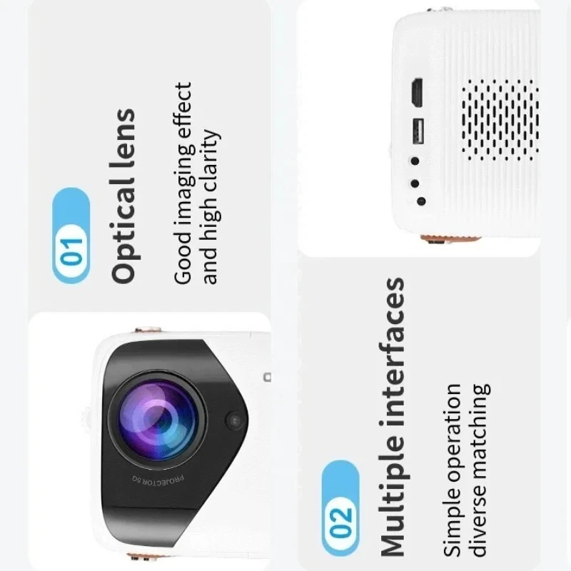 Portable smart Android projector high definition 1080P mini home theater factory direct sales