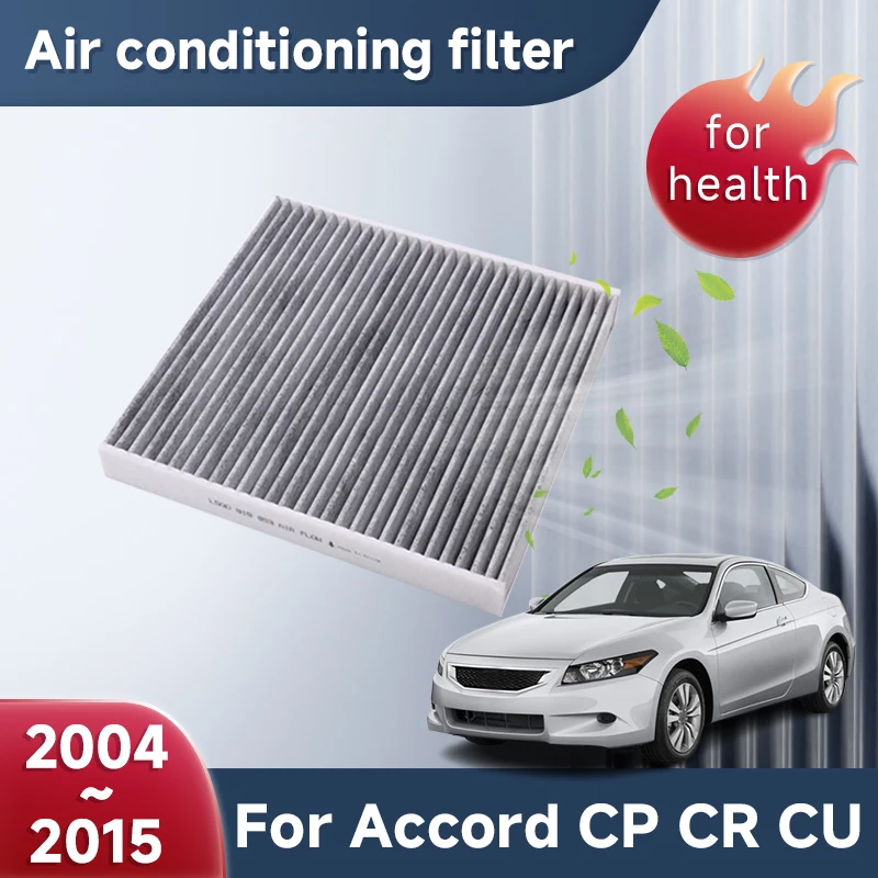 Activated Carbon Air Conditioner Filters Car For Honda Accord CP CR CU 2004~2015 Conditioner Filters Effectively Car Accessories