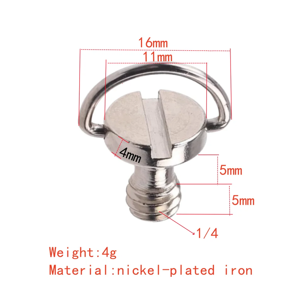카메라 나사 어댑터 나사 1/4 3/8 5/8 퀵 릴리즈 플레이트 나사 DSLR 액세서리 삼각대 마운트 어댑터 (DSLR 카메라 삼각대용)