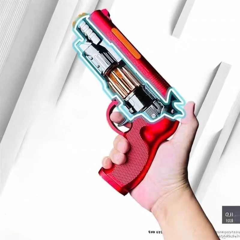 Jongens Revolver Speelgoedpistool met Mistlicht Trillingseffecten Niet-afzekerende veiligheidsspeelgoedpistool voor kleuters Feestartikelen voor kinderen