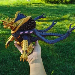 2022 New Anime Ultraman Monster Godzilla large Giga Khimaira Soft Glue DX King Galactron Action Figure Toy  Gifts