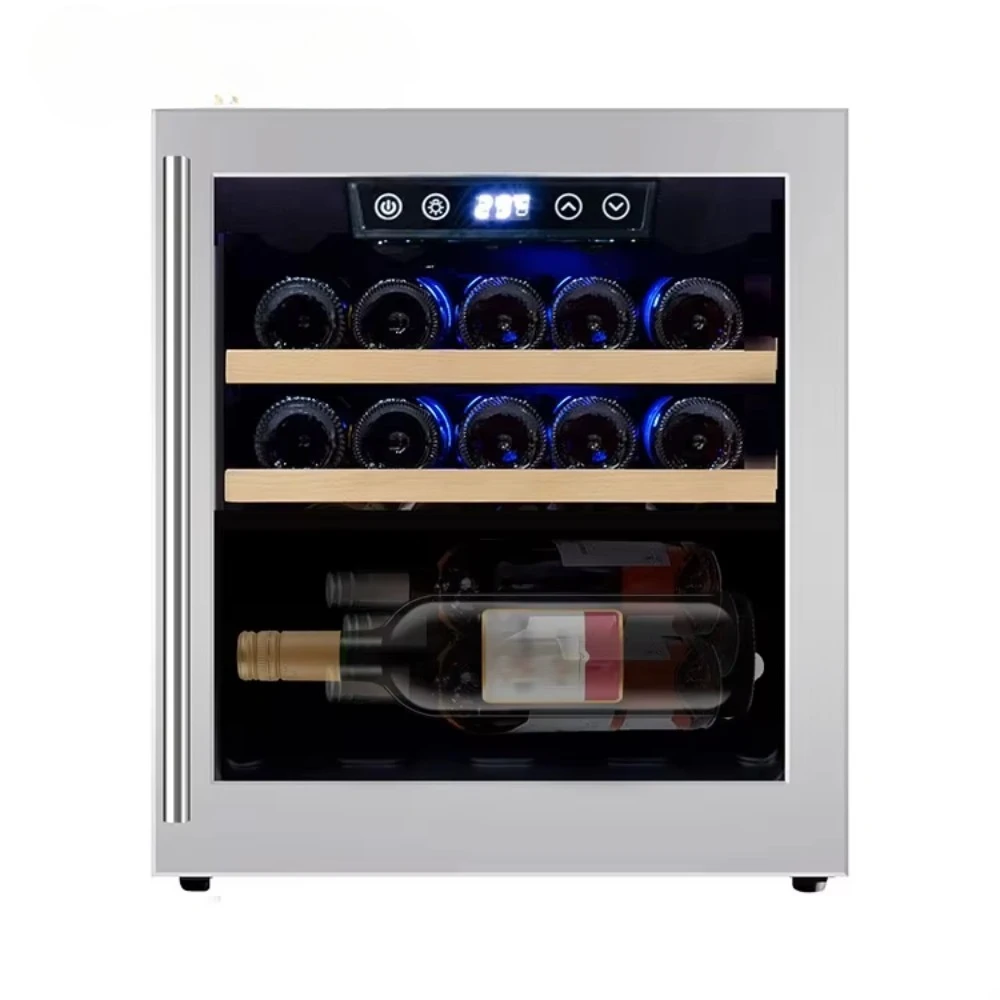 

Josao Oem Odm Mini Bar Wine Cellar Refrigerator Vino Electric Wine Cabinet 14 bottles 2 wooden racks