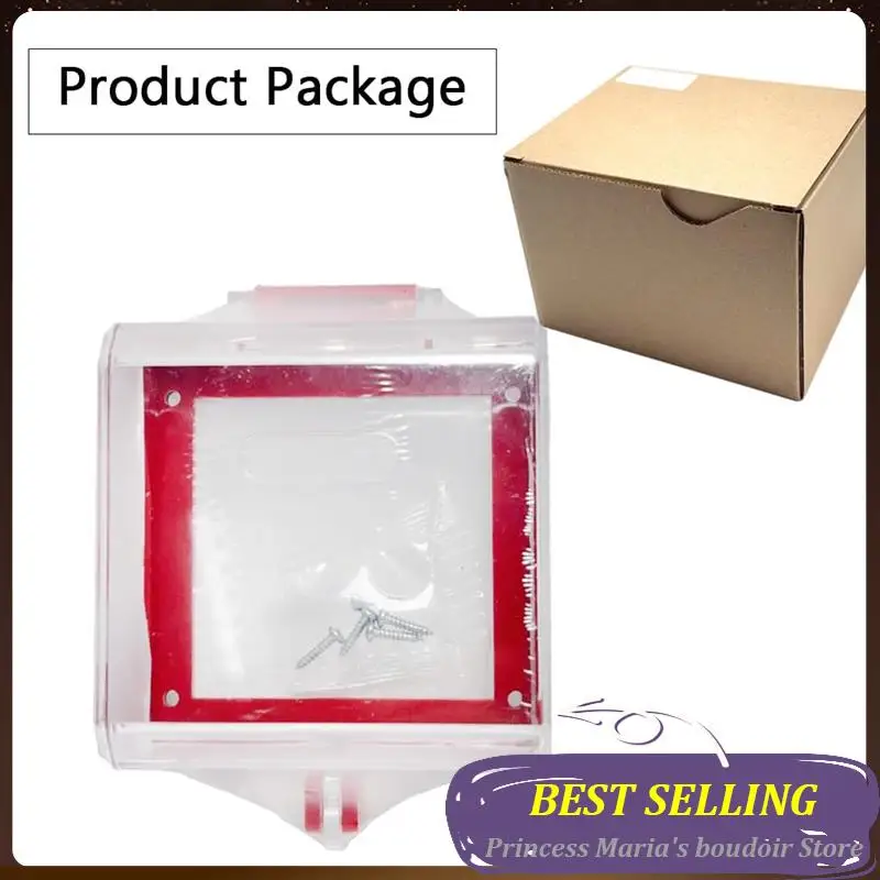 

AB30-1 Piece Emergency Stop Button Cover Removable Base Cover, Push Button Switchprotector Foremergency Stop Button