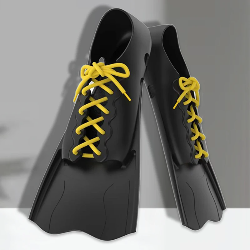 

New Swimming Flippers,Snorkeling Fins,Outdoor Swimming Shoes, Adult Frogs Free Diving Gear, Freestyle Training Long Flippers