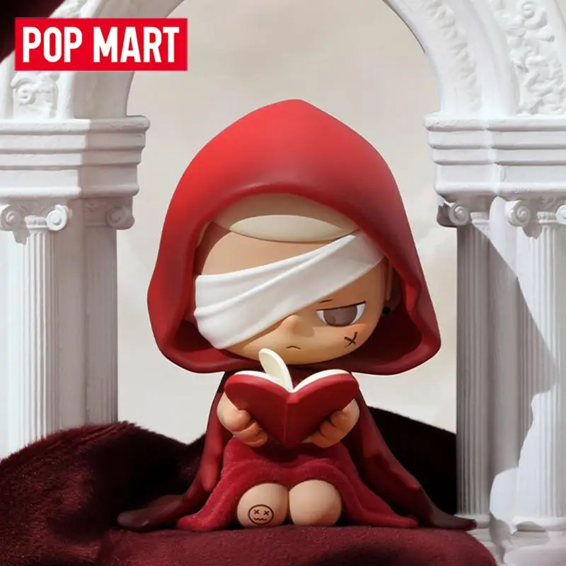 Caja misteriosa POP MART KUBO Angel's Poem Series, caja ciega auténtica, bolsa de juguetes para adivinar, figuritas decorativas para el hogar, modelo de muñecas de escritorio