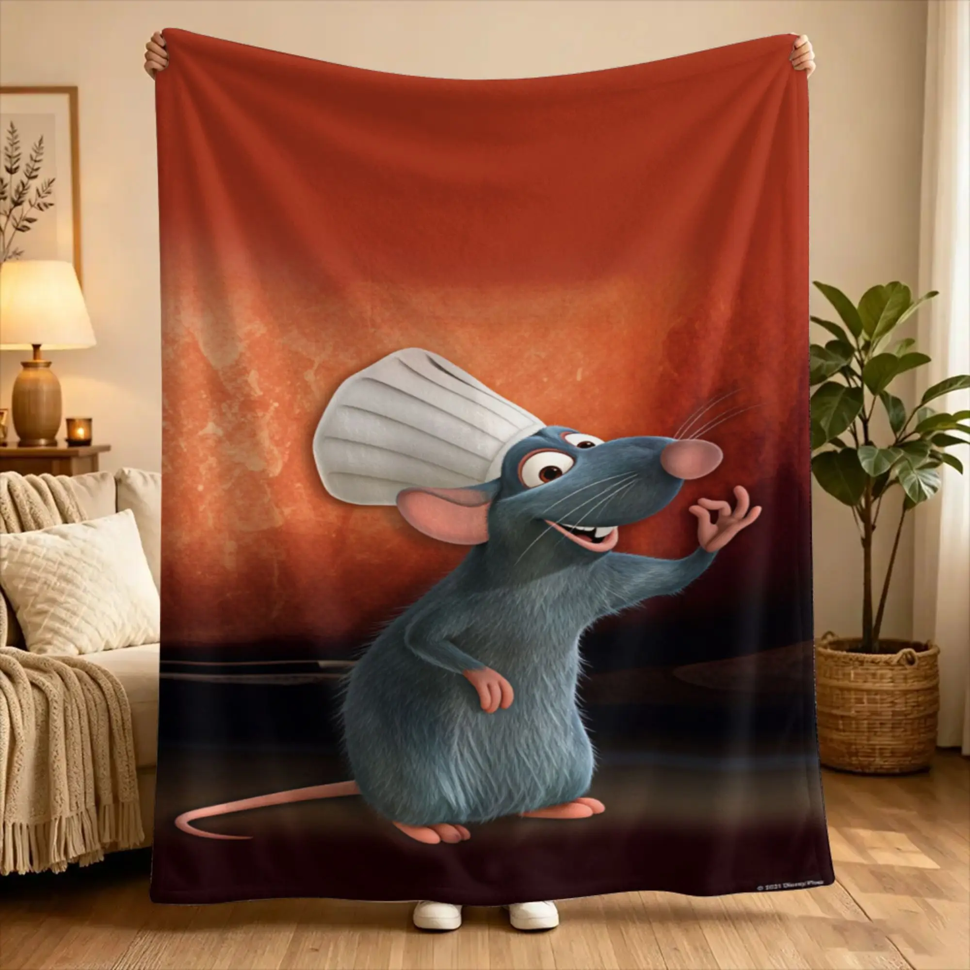 Soft Blanket Travel Ratatouille Throw Blanket Anyone Can Cook  Flannel Bedspread For Bedroom Comfortable Sofa Bed Cover