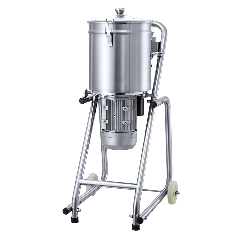 Vertical Household Stainless Steel Fruit And Vegetable Crusher Industrial Electric Large Capacity Chili Meat Mixer Grinder