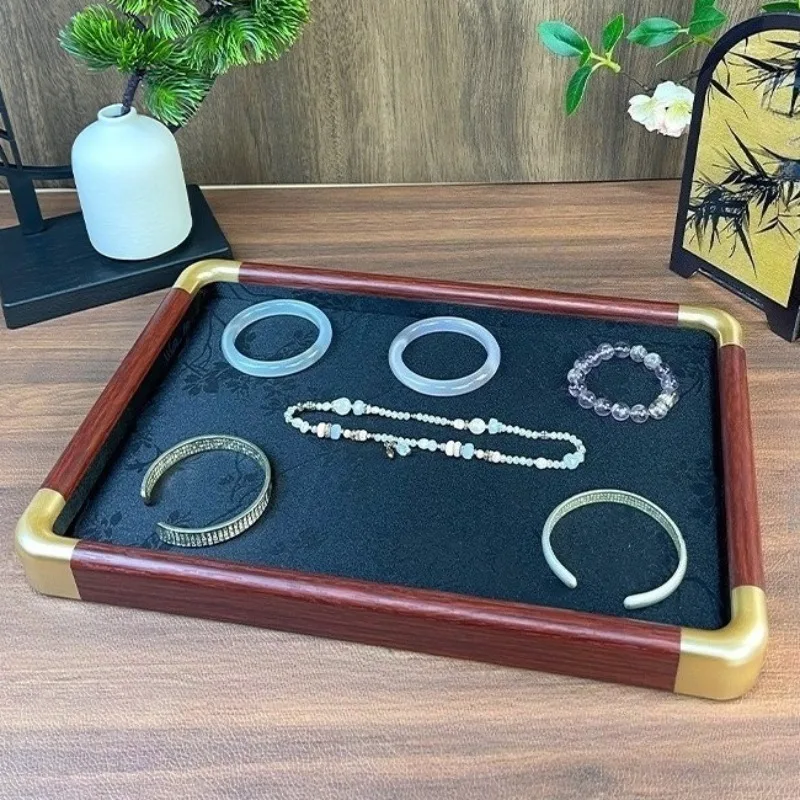 

Counter Jewellery Display Tray Wholesale Necklace Bracelet Trays Large Jewelry Storage Trays Aesthetic Earring Ring Show Tray