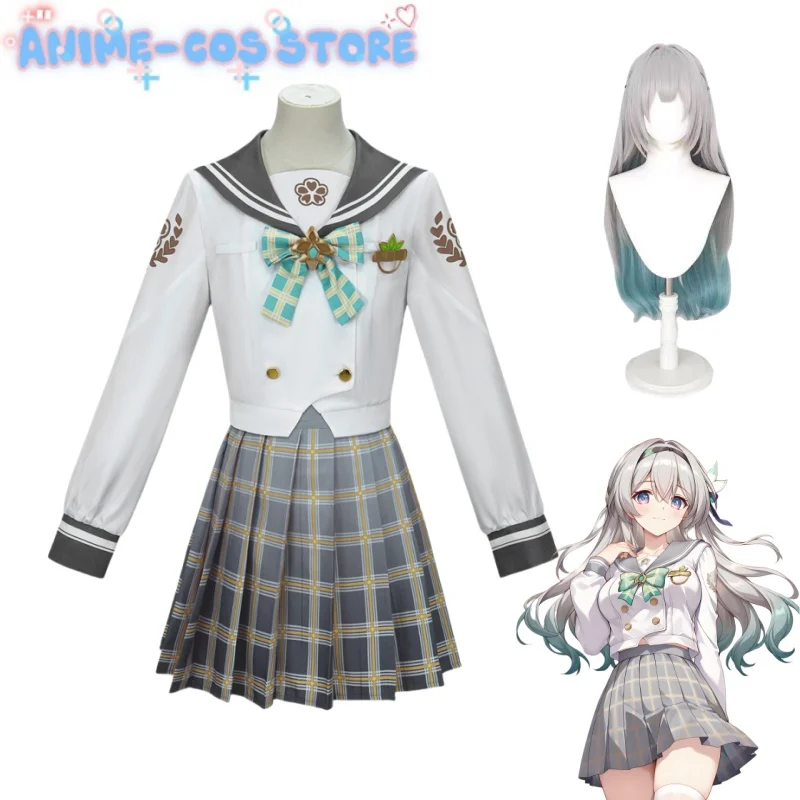 

Game Honkai Star Rail Cosplay Firefly Honkai Cosplay Costume Sailor Suit School JK Uniform Halloween Carnival Role Play Uniform