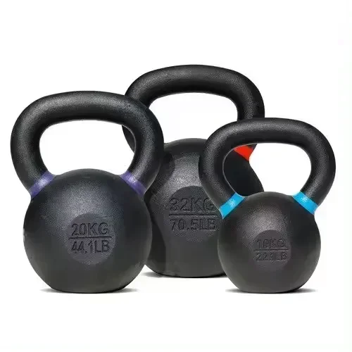 FDFIT 40 Kg Custom Logo Colors Indoor Home Gym Use High Quality Training Weightlifting Cast Iron Kettlebell