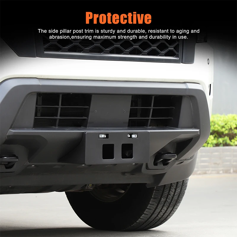 1 set ABS Untuk Nissan Frontier 2022-2024 braket plat nomor bemper depan mobil aksesoris modifikasi mobil OE: 962109BU0A