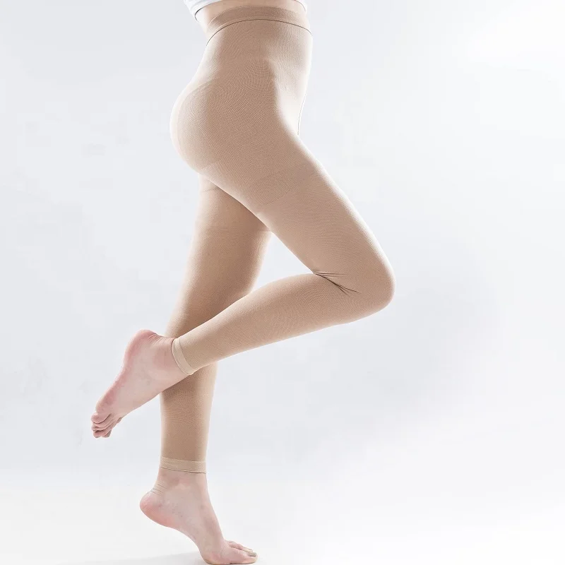 23-32mmHg Seamless Medical Compression Pantyhose Stocking Compression Pantyhose Tights Lift Up Buttocks Legs Shaper Sliming
