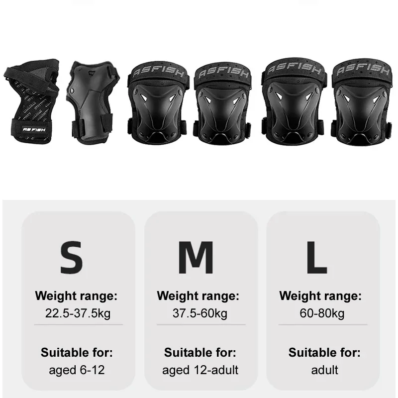Roller Skating Elbow Knee Wrist Pads Helmet Children Adults Hip Protector Outdoor Riding Skateboard Ice Sports Protective Gear