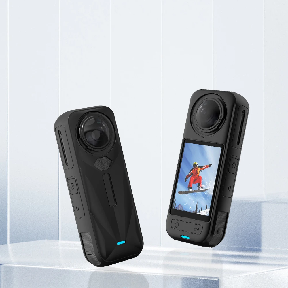 Picture 6: for Insta360 X5 Protective Case Drop-proof Dust-proof Silicone Sleeve Black Sport Camera Accessories