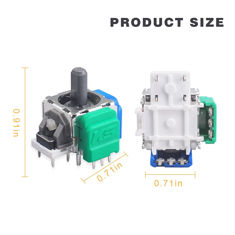 Replacement 3D Analog Hall Effect Joystick For Ps5 Game Controller Thumbstick Repair Parts For PS5/PS4 For Xbox/Switch Pro