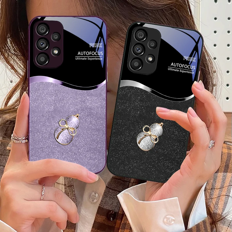 

Gradient Gourd Of Applesr For Samsung Galaxy S10 4G S20 11E 30 S21 22 S24 Fe Pro S23 S25 Ultra 5G S9 Tempered Glass Phone Case