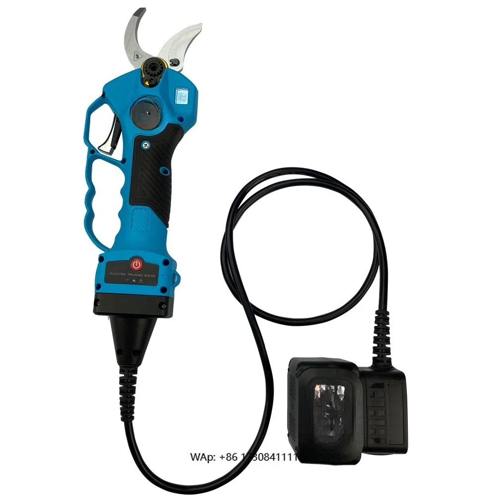 

40mm 25V Cordless Power Pruner Rechargeable Battery Powered Hand Pruners Portable Power Pruning Electrico Pruners